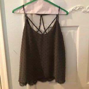 Olive Green Tank Top